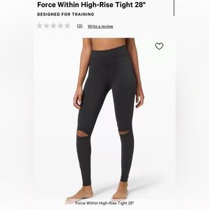 Lululemon Force Within HR Tight 28”